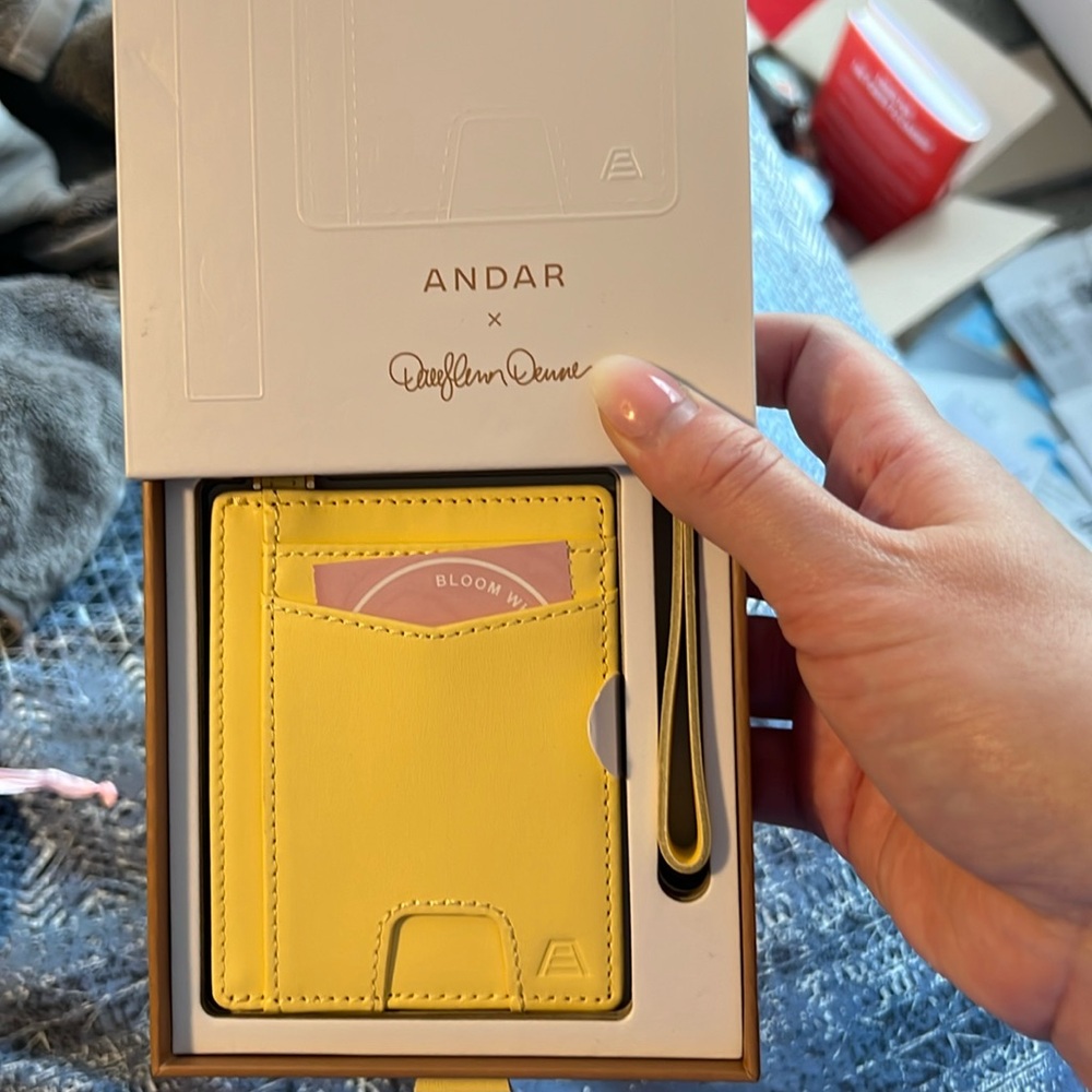 Denner wallet in sunny - NWT